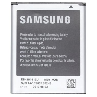 SAMSUNG (PI) Samsung Galaxy Ace2 & S DuoS Ersatzakku 3.8V 1500mAh 5.70Wh #= lose (ohne Verkaufsblist.)