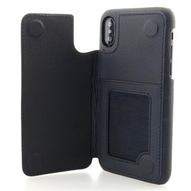 MIKE GALELI ISTANBUL Apple iPhone XS Max Book-Cover Echtleder Thilo schwarz