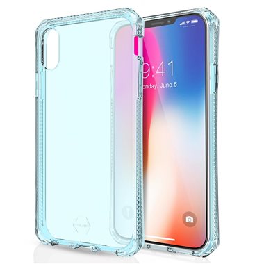 ITSKINS Apple iPhone XS Max Drop-Protection Cover Spectrum light blue