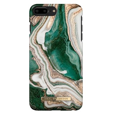 IDEAL OF SWEDEN Apple iPhone SE2020/8/7/6s/6 Designer Hard-Cover Golden Jade Marble
