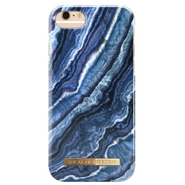 IDEAL OF SWEDEN Apple iPhone SE2020/8/7/6s/6 Designer Back-Cover Indigo Swirl