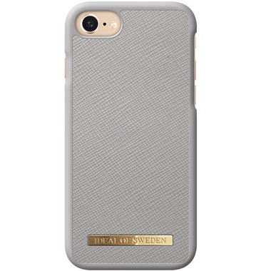 IDEAL OF SWEDEN Apple iPhone SE2020/8/7/6s/6 Designer Hard-Cover Saffiano light grey