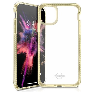 ITSKINS Apple iPhone 11 Drop-Protection Cover HYBRID CLEAR light yellow transparent