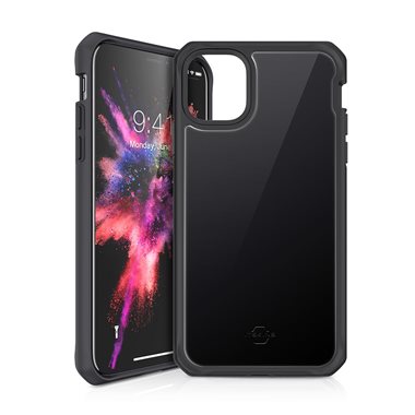 ITSKINS Apple iPhone 11 Pro Max Drop-Protection Cover HYBRID GLASS black mat