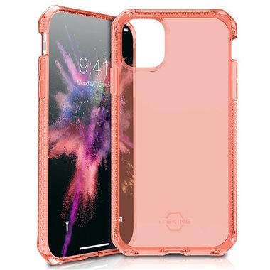 ITSKINS Apple iPhone 11 Drop-Protection Cover SPECTRUM CLEAR coral