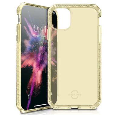 ITSKINS Apple iPhone 11 Drop-Protection Cover SPECTRUM CLEAR light yellow