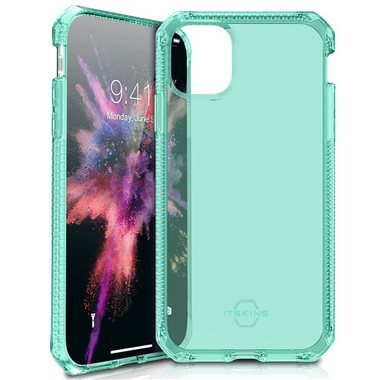 ITSKINS Apple iPhone 11 Pro Max Drop-Protection Cover SPECTRUM CLEAR tiffany green
