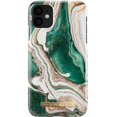 IDEAL OF SWEDEN Apple iPhone 11 Designer-Cover Golden Jade Marble