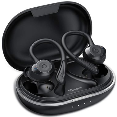 UUNIQUE Bluetooth-Headset stereo Black Rubber Touch & Gunmetal