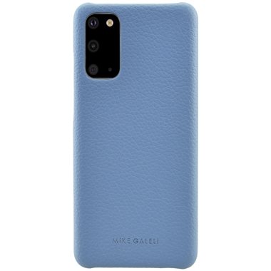 MIKE GALELI ISTANBUL Samsung Galaxy S20 Hard-Cover Echtleder Lenny denim