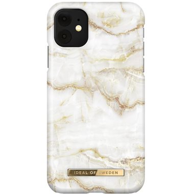 IDEAL OF SWEDEN Apple iPhone 11/XR Designer Hard-Cover Golden Pearl Marble