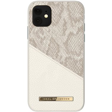 IDEAL OF SWEDEN Apple iPhone 11/XR Designer Hard-Cover Pearl Python
