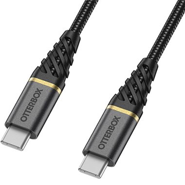 OTTERBOX USB-Kabel <b>FastCharge</b> 3.0m USB-C Stecker -> USB-C Stecker <b>Premium-Series</b>, black