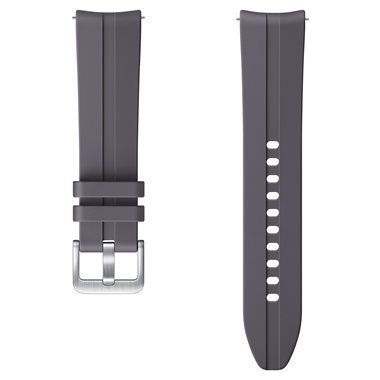 SAMSUNG Galaxy Watch Armband 20mm Ridge Sport Band (20mm, S/M) Gray