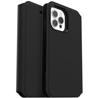OTTERBOX Apple iPhone 12 Pro Max Outdoor Book-Cover STRADA VIA black