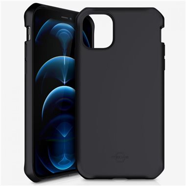 ITSKINS Apple iPhone 12/12 Pro Drop-Protection Cover 3m SPECTRUM SOLID plain black