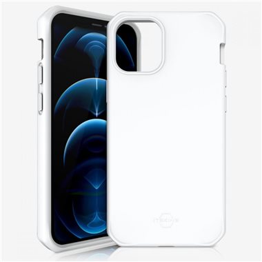 ITSKINS Apple iPhone 12/12 Pro Drop-Protection Cover HYBRID SILK white