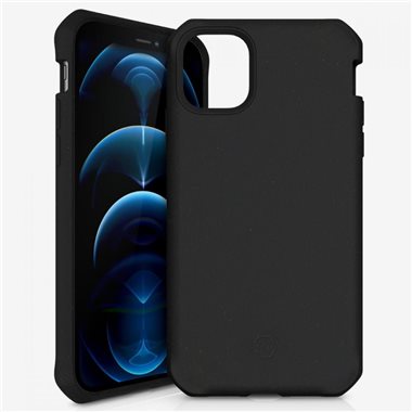 ITSKINS Apple iPhone 12/12 Pro Soft-Cover FERONIA TERRA black