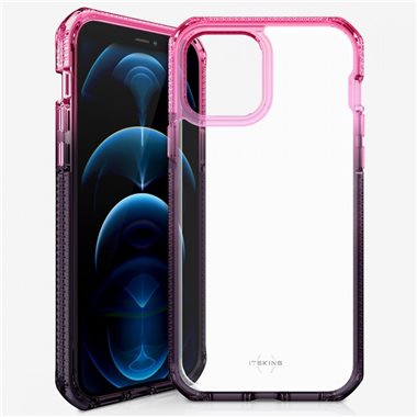 ITSKINS Apple iPhone 12/12 Pro Drop-Protection Cover 4.5m SUPREME PRISM light pink and grey