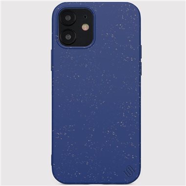 UUNIQUE Apple iPhone 12/12 Pro Hard-Cover ECO BACK SHELL Navy Blue