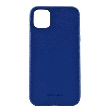 MIKE GALELI ISTANBUL Apple iPhone 12/12 Pro Hard-Cover aus Echtleder Lenny true blue