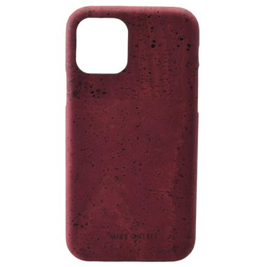 MIKE GALELI ISTANBUL Apple iPhone 12/12 Pro Hard-Cover aus Kork ECO Levi Cork bordeaux