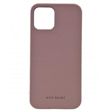 MIKE GALELI ISTANBUL Apple iPhone 12 Pro Max Hard-Cover in Echtleder Lenny rose tan