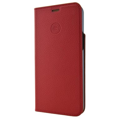 MIKE GALELI ISTANBUL Apple iPhone 12 Pro Max Book-Cover in Echtleder Marc swiss red