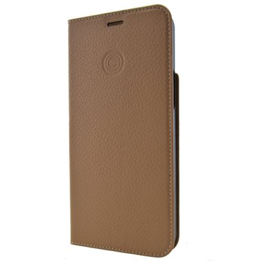 MIKE GALELI ISTANBUL Apple iPhone 12 Pro Max Book-Cover in Echtleder Marc sand