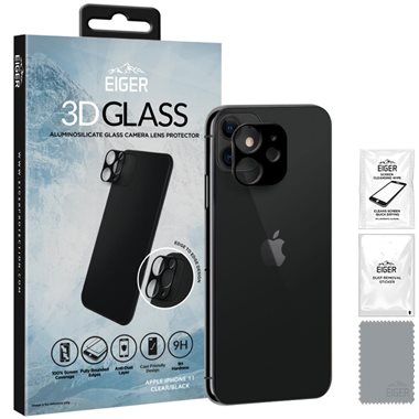 EIGER Apple iPhone 11 Kameraglas 3D Glass Camera clear