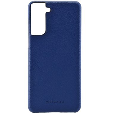 MIKE GALELI ISTANBUL Samsung Galaxy S21 HARD-Cover in Echtleder Lenny true blue