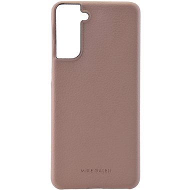 MIKE GALELI ISTANBUL Samsung Galaxy S21+ HARD-Cover in Echtleder Lenny rose tan