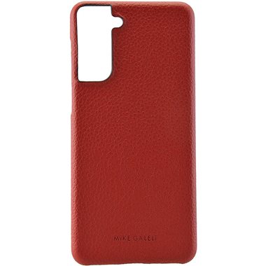 MIKE GALELI ISTANBUL Samsung Galaxy S21+ HARD-Cover in Echtleder Lenny swiss red