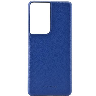 MIKE GALELI ISTANBUL Samsung Galaxy S21 Ultra HARD-Cover in Echtleder Lenny true blue