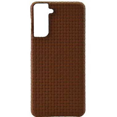 MIKE GALELI ISTANBUL Samsung Galaxy S21 HARD-Cover in Echtleder Gino almond