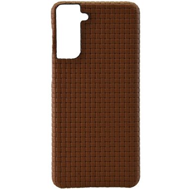 MIKE GALELI ISTANBUL Samsung Galaxy S21+ HARD-Cover in Echtleder Gino almond