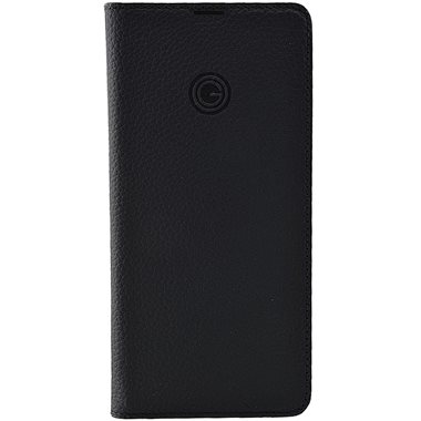 MIKE GALELI ISTANBUL Samsung Galaxy A12 Book-Cover aus Echtleder Marc black