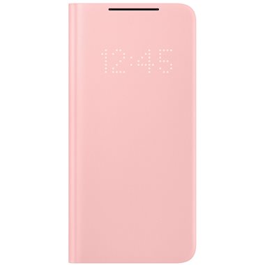 SAMSUNG Galaxy S21 Book-Cover mit LED-Anzeige Smart LED View Cover Pink