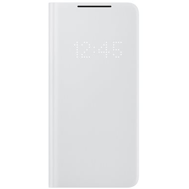 SAMSUNG Galaxy S21+ Book-Cover mit LED-Anzeige Smart LED View Cover Light Gray