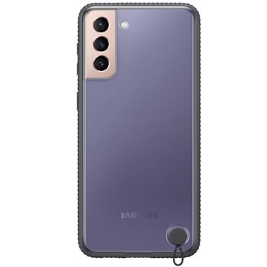 SAMSUNG Galaxy S21+ Hard-Cover Clear Protective Cover Black