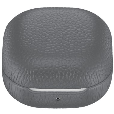 SAMSUNG Galaxy Buds Live/Pro Hard-Cover Leather Cover gray