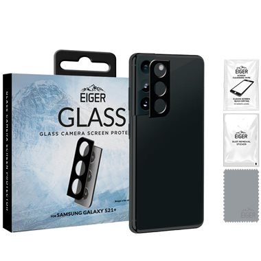 EIGER Samsung Galaxy S21+ Kameraglas 3D Glass Camera clear