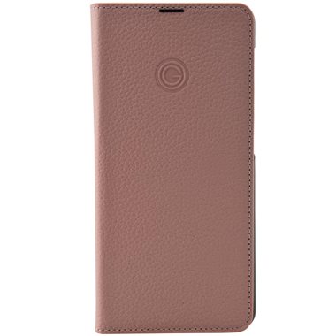 MIKE GALELI ISTANBUL Samsung Galaxy A72 Echtleder-Bookcover MARC rose tan