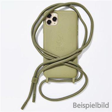 ETUUI Apple iPhone 12 Pro Max Necklace-Cover mit Kordel JUNGLE green