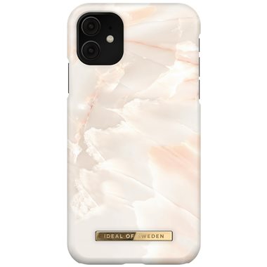 IDEAL OF SWEDEN Apple iPhone 11/XR Designer Hard-Cover Rose Pearl Marble