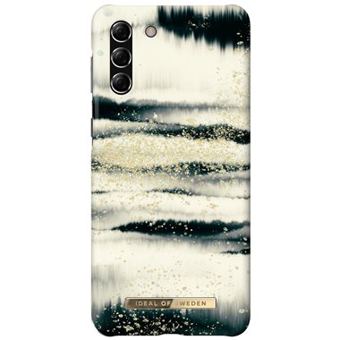 IDEAL OF SWEDEN Samsung Galaxy S21+ Designer Hard-Cover Golden Tie Dye