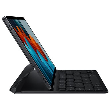 SAMSUNG Galaxy Tab S7 Tastatur-Cover Bookcover Keyboard Slim Black