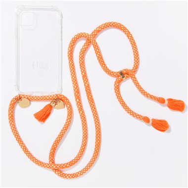 Samsung Galaxy S21 Necklace-Cover mit Kordel PAPAYA orange