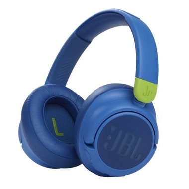 JBL Kinder-Kopfhörer mit Mikrofon Bluetooth, Lautstärke max 85dB JR460NC, blue