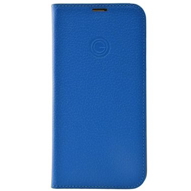 MIKE GALELI ISTANBUL Apple iPhone 13 mini Book-Cover in Echtleder Marc true blue